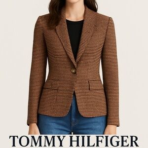 Tommy Hilfiger Plaid Blazer – NWT 🧥